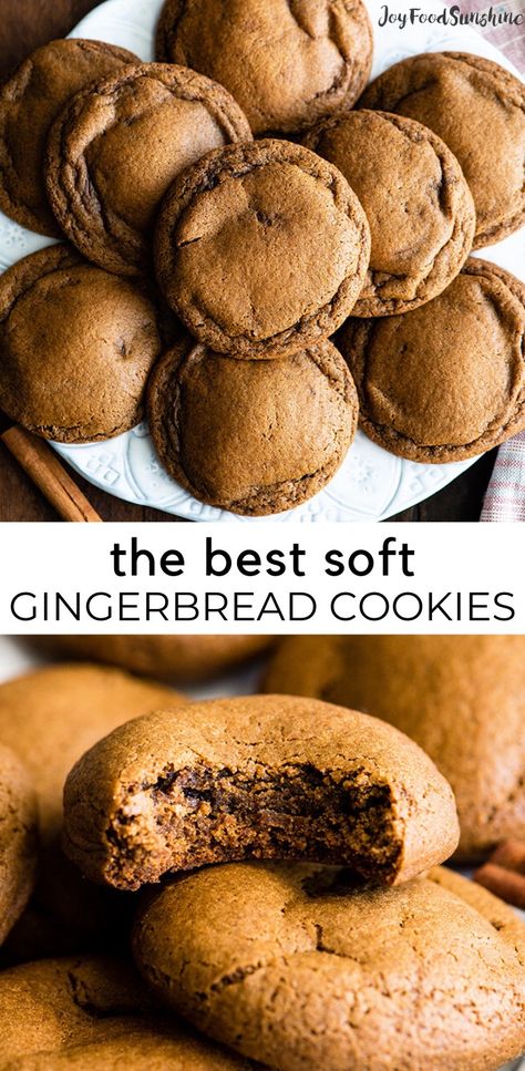 Best Soft Gingerbread Cookie Recipe, Spiced Gingerbread Cookies, Classic Gingerbread Cookies, Thick Soft Gingerbread Cookies, Chewy Gingerbread Latte Cookies, Gingerbread Cookie Recipe Soft, Soft Vegan Gingerbread Cookies, Gingerbread Snickerdoodle Cookies, Best Chewy Gingerbread Cookies