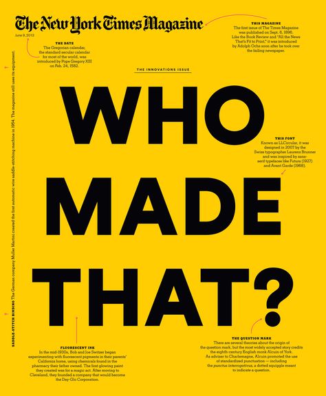 Who Made That? | LL Circular by Lineto ※ Editorial Layout, Magazine Wall, Times Magazine, New York Times Magazine, Newspaper Design, Magazine Cover Design, Publication Design, New Times, Magazine Layout