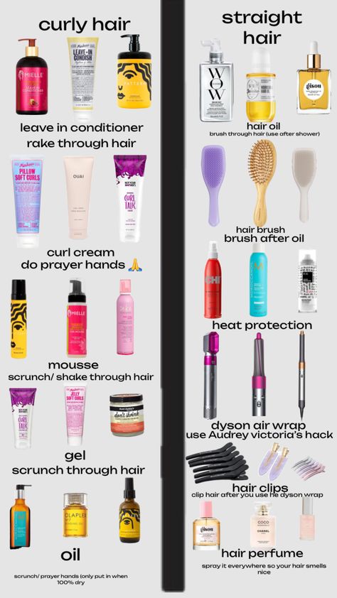 curly and straight hair routine🎀⭐️💇‍♀️🧒🧖‍♀️ #fyppppp #fypshuffle #viral #curlyhairproducts #straighthairproducts #curlyandstraighthairroutine #goviralpls Straight Hair Care Products, How To Take Care Of Wavy/curly Hair, What Hair Products To Use For Curly Hair, The Best Curly Hair Routine, Hair Care Tips For Curly Hair, Haircare Products For Straight Hair, Hair Improvement Tips, What Hair Products Should I Use, Haircare Routine For Curly Hair