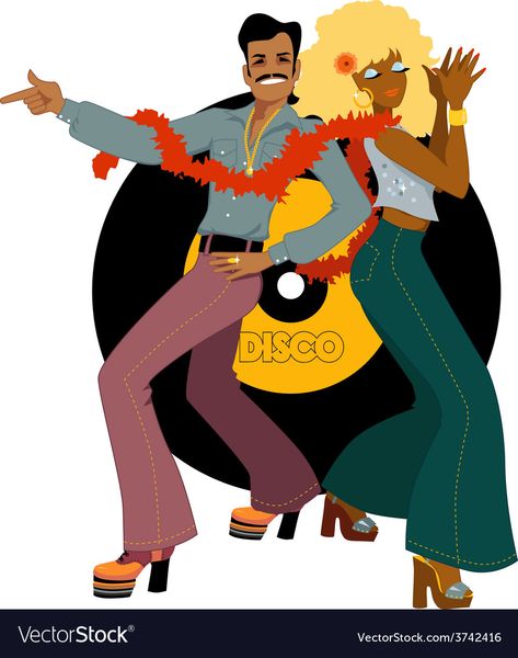 Rockabilly Couple, Soul Train Dancers, Dancing Couple Silhouette, Soul Train Party, Disco Vinyl, 70’s Disco, Dance Vector, Western Dance, Classic Rock And Roll