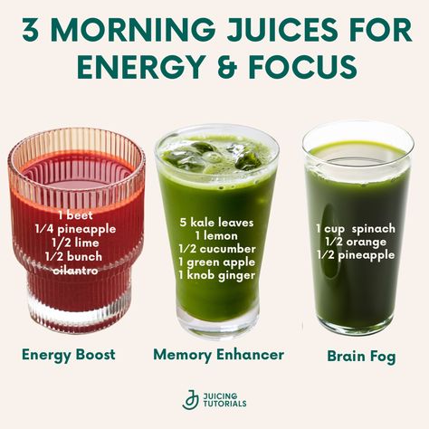 Breakfast Juicing Recipes Mornings, Nutritious Juice Recipe, Juicing Recipe For Energy, Juicing For A Cold, Juices To Improve Memory, One Week Juicing Plan, Morning Juicing Recipes, Antiviral Juice Recipes, Juices For Digestion