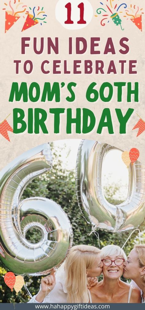 We all know, 60 years is a big landmark in everyone’s life. It’s time to celebrate your mom on this special occasion with great joy and happiness by throwing her an amazing 60th birthday celebration for mom! Click to find 11 fun ideas for the celebration. Diy 60th Birthday Decorations, 60th Birthday Celebration Ideas, 60th Birthday Ideas For Mom Party, Mom 60th Birthday Gift, Birthday Ideas For Mom, Diy 60th Birthday, 60th Birthday Party Themes, 60th Birthday Theme, 60th Birthday Ideas