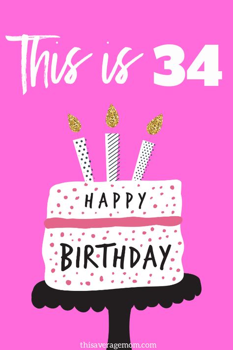 In honor of my 34th birthday, I’m sharing 4 pieces of advice that I’d have given my younger self. It’s 4 lessons I’ve learned along the way that have changed my thinking and the way I live. #growth #birthday #advice Happy 34th Birthday Wishes, 34 Birthday Quotes, 34th Birthday Quotes, Birthday Advice, In Your Thirties, Birthday At Home, 34 Birthday, Shower Foods, Happy 34th Birthday