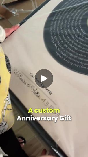 28K views · 5.7K reactions | Custom Lyric Art | Custom art with your special song lyrics! ❤️ A meaningful romantic Anniversary gift your partner will sure to love. | By Lime & LouFacebook Lyric Art, Wedding Songs, Romantic Anniversary Gifts, Romantic Anniversary, Wedding Song, Art Custom, Life Stories, Your Special, Custom Art