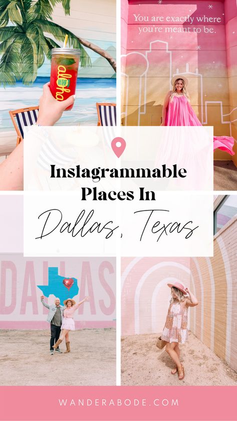 Instagrammable Places in Dallas, Texas - wander abode Places In Dallas Texas, Places In Dallas, Dallas Outfit, Dallas Things To Do, Dallas Bars, Dallas Travel, Highland Park Village, American Flag Wall, Texas Photo