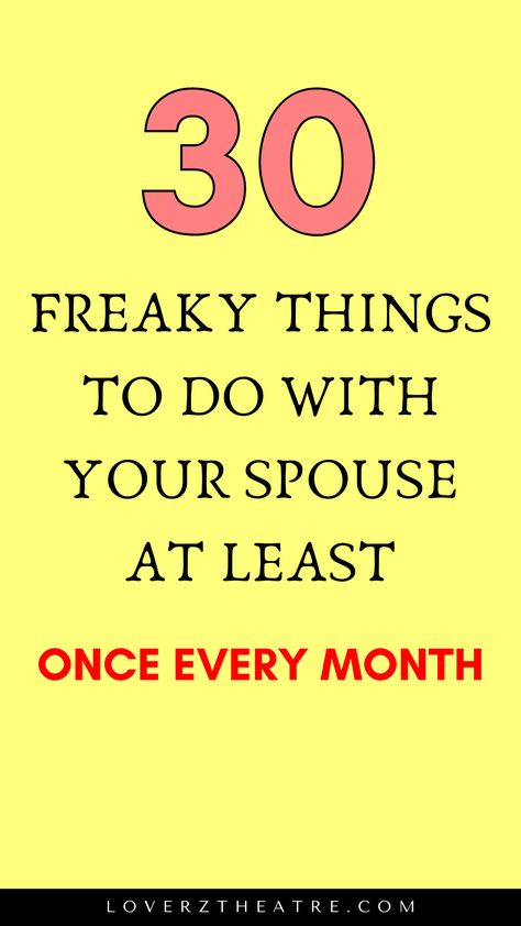 Are you looking for bucket list of couples that are insanely fun? Need inspiration on what to do with your spouse to boost intimacy in your marriage? In this post, you will learn daily habits of happy couples who are deeply in love, cute things to do for your husband, and romantic things to do with your husband everyday. See these marriage advice on 30 freaky things to do with your spouse at least once every month Fun Things To Do With Your Husband Date Nights, Small Things To Do For Your Husband, Fun Recipes To Make With Your Boyfriend, Romantic Things To Do For Husband, Husband Material List, Spontaneous Things To Do With Husband, Relationship Things To Do, Spicy Bucket List, Romantic Things To Do With Your Partner