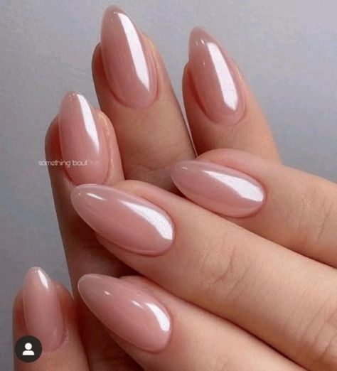 Pink Nail, Nature Tattoos, Manikur Kuku, Minimalist Nail, Her Nails, Casual Nails, Nagel Inspo, Oval Nails, Neutral Nails