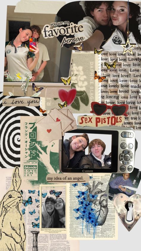 #shuffle #moodboard #vintage #aesthetic #boyfriend #couplegoals Boyfriend Lockscreen Ideas, Collage Scrapbook Layouts, Boyfriend Scrapbook, Posters Diy, Aesthetic Boyfriend, Instagram Design Creative, Anniversary Scrapbook, Couples Poster, Love Scrapbook