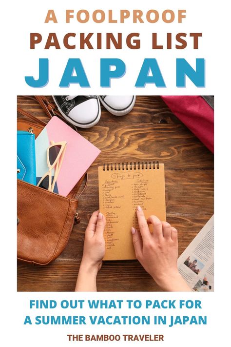 A Foolproof Japan Packing List for Summer 2024 Tokyo Packing List, What To Pack For Japan, Pack For Japan, Luggage Packing List, Japan Travel Outfit, Japan Packing List, Packing List Kids, Trip Essentials Packing Lists, Good Walking Shoes