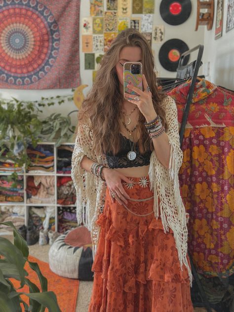 Surfergirl Style, Hippie Fits, Looks Hippie, Mode Pop, Hippie Summer, Look Boho Chic, Moda Hippie, Haine Diy, Fest Outfits