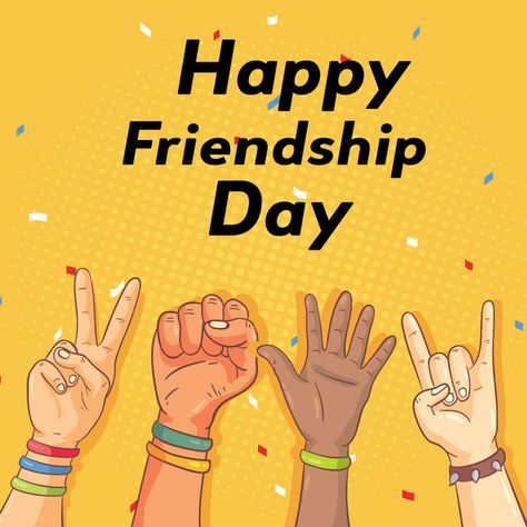 stylish world friendship day social media post#pikbest#templates Friendship Day Creative Post, Friendship Day Social Media Post, Friendship Day Post, Friendship Day Creative, World Friendship Day, Friendship Poster, Friendship Day Images, International Friendship Day, Happy Friendship