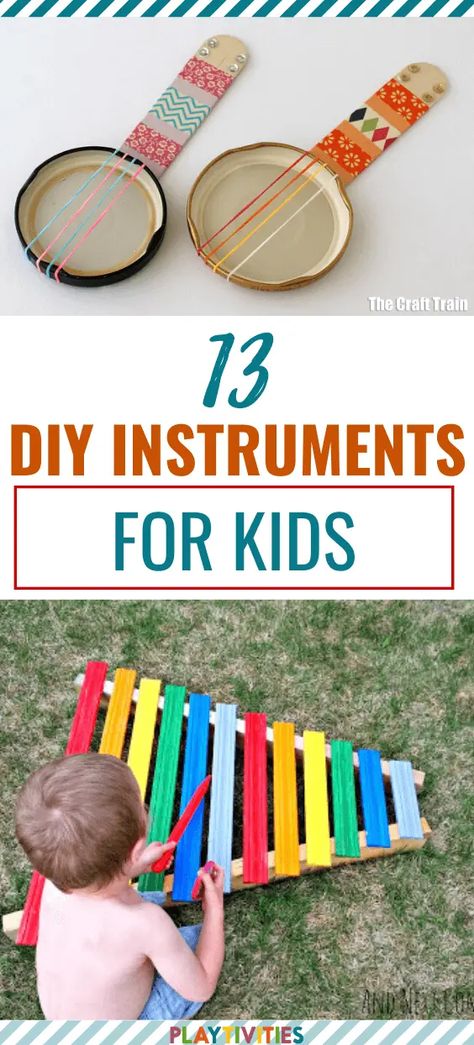 diy instruments Stem Musical Instruments For Kids, Create Your Own Musical Instrument, Diy Musical Instruments For Preschoolers, Easy Diy Musical Instruments, Craft Musical Instruments For Kids, How To Make An Instrument, Make Your Own Musical Instruments, How To Make A Musical Instrument, Pvc Instruments Diy