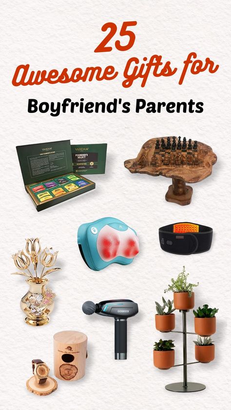 Are you looking for the perfect gift for your boyfriend’s mom and dad? Do not let you choose the wrong item. Here is a list of 25 Awesome Gifts for Boyfriend’s Parents that will make them feel happy and appreciated. #giftsforboyfriend’sparents #christmasgiftsforboyfriend’sparents Boyfriends Parents Gifts Christmas, Gifts For Bf Mom, Gift Ideas For Boyfriends Parents, Gifts For Boyfriends Parents, Christmas Gifts For Boyfriends Mom, Gift Ideas Parents, Gifts For Boyfriends Mom, Gift For Boyfriends Mom, Gifts For Boyfriend Parents