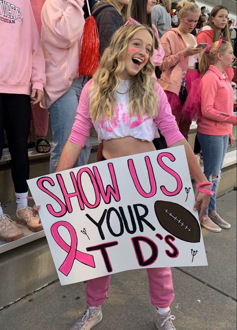 Show Me Your Tds Football Sign, Homecoming Game Posters Football, Football Theme Ideas For Games, School Spirit Football Game Outfit, Dude I Love Football Season Poster, Football Locker Poster Ideas, Hoco Poster Ideas Cheerleader, Usa Football Poster Ideas, Cheer Poster Ideas For Football