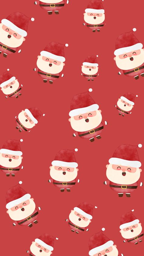 #santaclaus #iphonewallpapers #android #christmas #cute #aesthetic #merrychristmas #falldecor Noel Baba Wallpaper, Winter Red Wallpaper, Santa Claus Aesthetic Wallpaper, Natal Aesthetic Wallpaper, Natal Wallpaper Aesthetic, Aesthetic Cristhmas Wallpaper, Red Christmas Background Aesthetic, Cute Santa Wallpaper, Aesthetic Christmas Backrounds