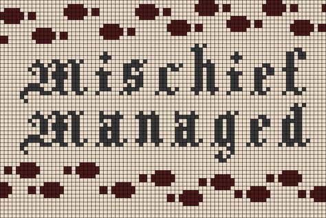 Alpha pattern #133842 | BraceletBook Couture, Amigurumi Patterns, Tapestry Crochet Patterns Harry Potter, Marauders Alpha Pattern, Crochet Grid Patterns Harry Potter, Harry Potter Crochet Tapestry, Harry Potter Tapestry Crochet, Bracelet Book Patterns Alpha, Harry Potter Alpha Pattern