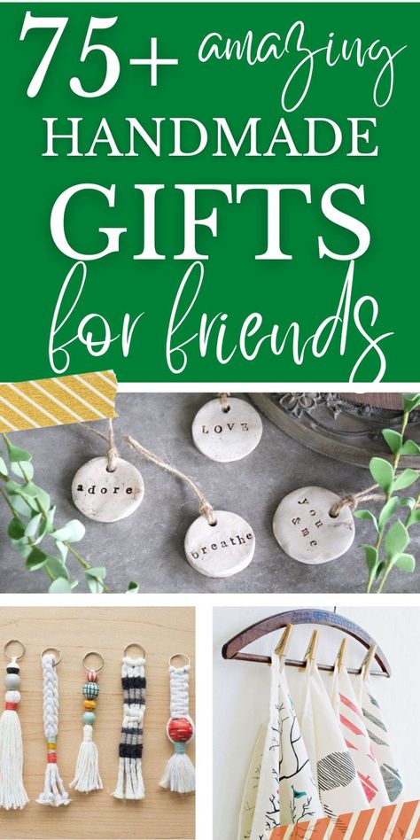 Homemade Gifts For Friends, Quick Diy Gifts, Easy Homemade Gifts, Presente Diy, Handmade Gifts For Friends, Diy Gifts For Friends, Diy Presents, Cadeau Diy, Easy Diy Gifts