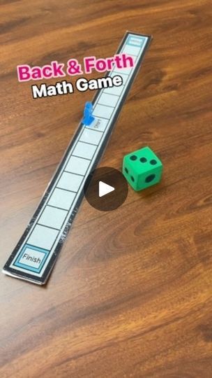 Math Their Way Kindergarten, Fun Learning Games For Kindergarteners, Dice Games Kids, Math Card Games For Kids, Math Learning Activities For Preschool, Easy Math Games First Grade, Back And Forth Dice Game, Maths Games For Preschoolers, Teach Numbers To Kids