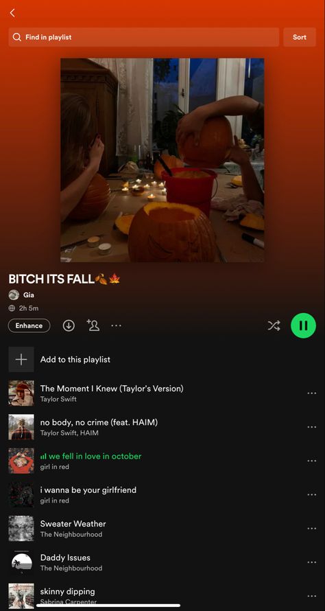 Playlist Cover Dancing, Fall Album Cover Spotify, Fall Playlist Songs, Fall Songs Playlist, Halloween Playlist Names, Autumn Playlist Names, Fall Playlist Names, Playlist Ideas Apple Music, Fall Music Playlist