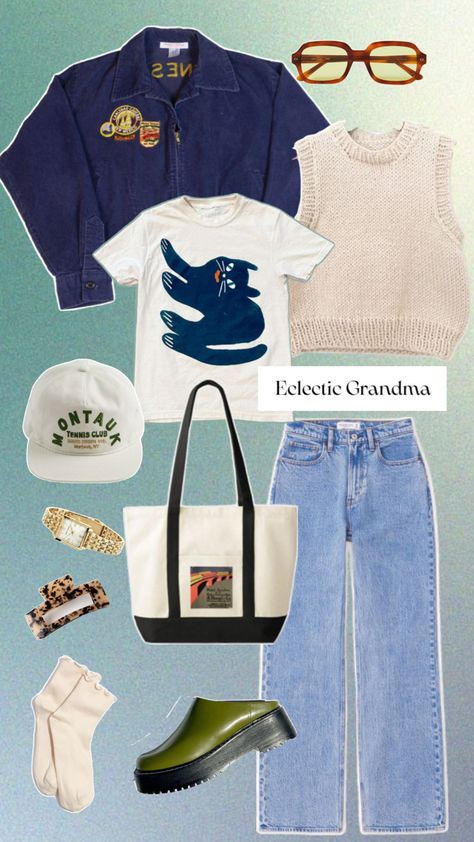 Women’s fashion eclectic grandpa eclectic grandma women’s style outfit inspo ideas Eclectic Grandma, Grandpa Fashion, Grandpa Outfit, Outfit Inspo Ideas, Grandma Clothes, Eclectic Outfits, Grandma Fashion, Eclectic Fashion, Outfit Inspo Fall