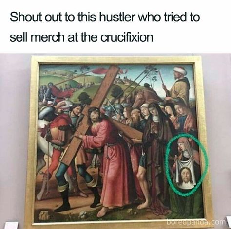 Medieval Memes, Art History Memes, Funny Art History, Classical Art Memes, Jesus Memes, 9gag Funny, Meme Comics, Too Funny, History Humor