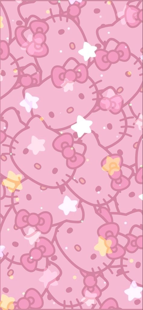 Pink, Hello Kitty, Stars, Kitty Wallpaper, Hello Kitty Wallpaper, Kitty