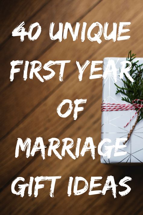 First Year of Marriage Gift Ideas - Discover 40+ unique first year of marriage gifts for him, her, or the newlyweds. You will find great paper year anniversary gift ideas that every couple, husband or wife, will love to receive for their 1st wedding anniversary celebration. #firstyearofmarriage #paperyear #anniversary #gifts #him #her #husband #wife #marriage #newlyweds Wedding Anniversary Gifts Ideas, Marriage Gift Ideas, 1st Wedding Anniversary Gift For Him, 1st Wedding Anniversary Gifts, 1st Anniversary Gifts For Him, Paper Wedding Anniversary Gift, Anniversary Gifts Ideas, Husband Ideas, Paper Presents