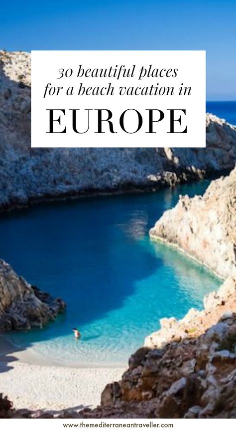 Backpacking Europe, Beach Europe, Vacation In Europe, Beach Vacation Tips, Europe Beaches, Beach Vacation Spots, Where Is Bora Bora, Beach Destinations, Best Vacation Spots