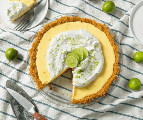 Joe's Stone Crab Key Lime Pie (copycat) - An Alli Event Seasonal Desserts, English Cucumber, Key Lime Pie, Lime Pie, Lime Zest, Graham Cracker Crumbs, Key Lime, Classic Food, Graham Crackers