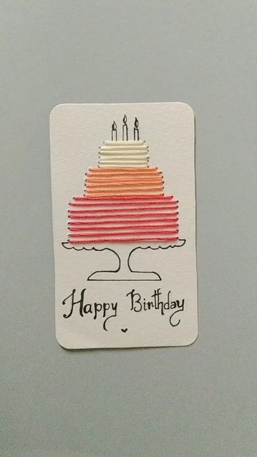 Easy Creative Birthday Card Ideas, Homemade Birthday Ideas For Best Friend, Creative B Day Cards, Diy Gift Cards For Best Friend, Bday Greeting Cards Handmade, Cute Simple Birthday Cards Diy, Unique Birthday Cards Diy, Bday Diy Gifts For Him, Happy Birthday Diy Card Creative