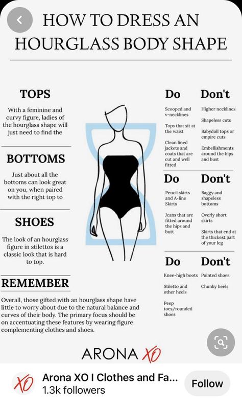 Hourglass Professional Work Outfits, Hourglass How To Dress, Hour Glass Dressing, Fits For Hourglass Shape, Tank Tops For Hourglass Shape, Bottoms For Hourglass Shape, Hourglass Shape Style, Dress For Hour Glass Body Type, Dressing For Romantic Body Type