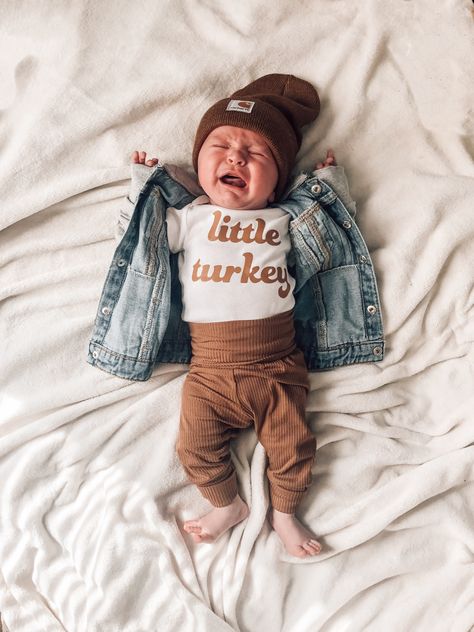 3 Month Thanksgiving Outfit, My First Thanksgiving Outfit Boy, Newborn Fall Outfits Boy, Baby Boy First Christmas Photo, Pumpkin Patch Outfit Baby Boy, Infant Thanksgiving Pictures, Baby Boy Fall Outfits 0-3 Months, Fall Baby Clothes Boy, Newborn Thanksgiving Pictures