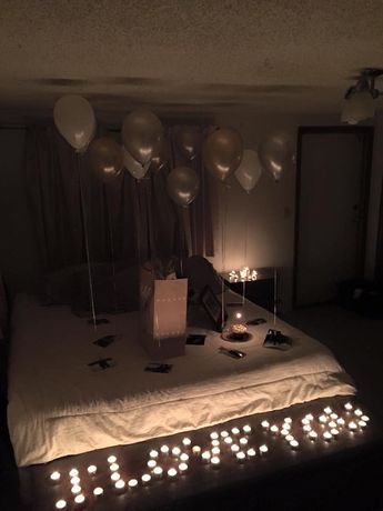 If you're looking g for valentines day ideas, I did this for my boyfriend for his birthday this year and he loved it! http://www.giftideascorner.com/birthday-gifts-ideas/ what to give your boyfriend for birthday | what to give your mom for her birthday | what to give your mom for her bday | bday gifts for best friend | bday gifts for best friend presents | bday gifts for boyfriend | bday gifts for boyfriend for him | best bday gifts for best friend | best bday gifts for husband Valentines Bedroom, Valentines Bricolage, Surprise Boyfriend, Birthday Surprise Boyfriend, Romantic Surprise, Husband Birthday, Boyfriend Birthday, Romantic Valentine, Birthday Gifts For Boyfriend