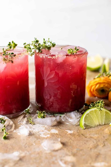 Orange Hibiscus Mai Tai | halfbakedharvest.com Mai Tai Recipe, Caribbean Drinks, Citrus Drinks, Curry Ketchup, Cocktail Fruit, Dried Hibiscus Flowers, Orange Hibiscus, Jalapeno Margarita, Cocktails To Try