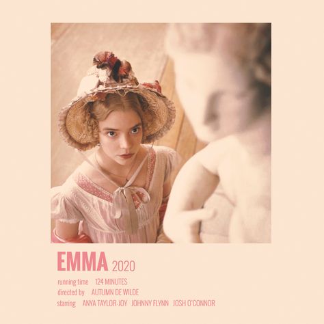 Emma Polaroid Poster, Emma Movie Poster, Emma Poster, Emma Movie, Jane Austen Movies, Emma Woodhouse, Emma Jane Austen, Period Movies, Polaroid Poster