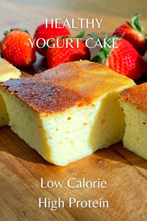 Dessert Yogurt, High Protein Yogurt, Sugar Free Yogurt, Low Calorie High Protein, Protein Yogurt, High Protein Desserts, Greek Yogurt Recipes, Healthy Cake Recipes, Protein Desserts