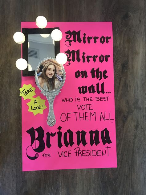 Student council . Brianna for VP . Board idea . Student Government Posters, Student Government Campaign, Slogans For Student Council, School Campaign Ideas, Middle School Posters, School Campaign Posters, Homecoming Poster Ideas, Homecoming Campaign, Student Council Posters