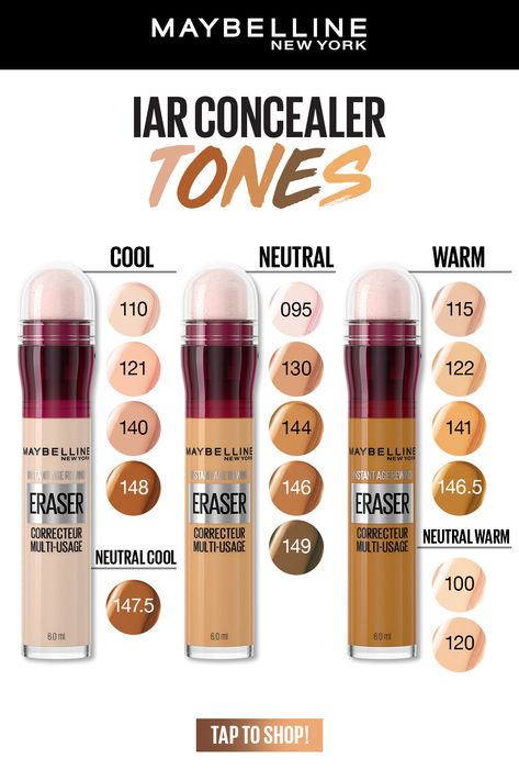 Say goodbye to guesswork and hello to your ideal shade with this guide. Whether you're looking to brighten, correct, or contour, this infographic will lead you to your perfect match. 🌟✨ Dark Circles Concealer, Maybelline Age Rewind Concealer, Best Concealers, Makeup For Eyes, Beginner Makeup Kit, Flawless Face Makeup, Age Rewind Concealer, Skin Tone Makeup, Maybelline Concealer