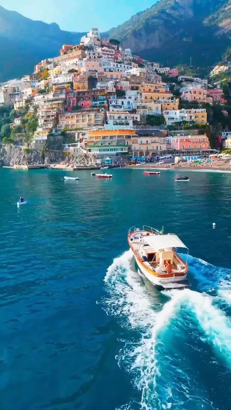 The magic of the #amalficoast via @blogsognoitaliano & @positanese.tour DM us for any advice! Follow @amalficoast_italy #positano #atrani #amalficoastitaly #reelsinstagram #visititaly #italy_dolcevita | Positano Amalfi Coast | Positano Amalfi Coast · Original audio Boat Italy, Almafi Coast Italy, Positano Italy Amalfi Coast, Italy Coast, Amalfi Coast Positano, Sound Of Waves, Private Boat, The Sound Of Waves, Positano Italy