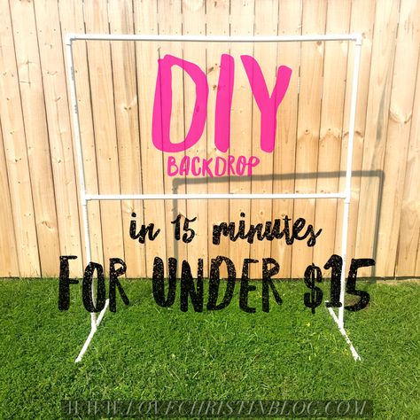 Pvc Backdrop Stand, Diy Backdrop Stand, Pvc Backdrop, Photo Backdrop Stand, Diy Photo Booth Backdrop, Party Backdrop Diy, Outdoor Backdrops, Diy Birthday Backdrop, Diy Photo Backdrop