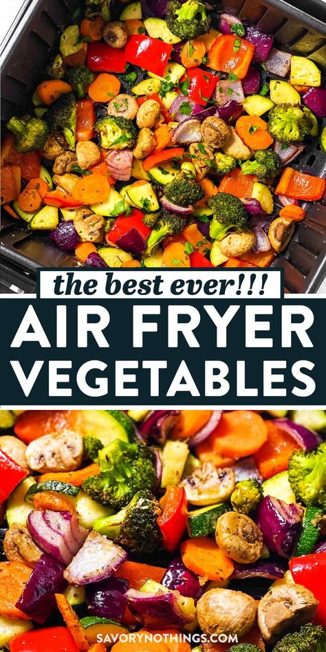 Essen, Air Fryer Veggies, Air Fried Vegetable Recipes, Air Fryer Vegetable Recipes, Air Fryer Vegetable, Air Fryer Vegetables, Veggie Fries, Air Fyer Recipes, Vegetables Recipe