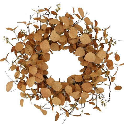 PRICES MAY VARY. Unique Design : This Fall wreath is made of silk which can be used all year round.This Autumn front door wreath is decorated with a full circle of orange eucalyptus Leaves,dry vine branches,Seed branches make the wreath more nature and alive. Perfect Size : maximum size of Fall wreath is 20" when open and adjust branches to nature. the inner diameter is about 10", perfect size for indoor and outdoor. Versatile Decor ：This Fall wreath is suitable for front door, wall, indoors,out Fall/winter Wreaths, All Year Wreath Front Doors, Fall Door Step Decor, Wreaths For Bedroom Wall Decor, Fall Door Entry Decor, Western Front Door Decor, Modern Fall Front Door Decor, Above Cabinet Fall Decor, Diy Fall Door Wreaths