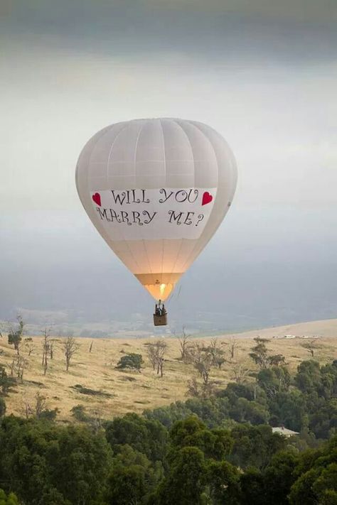 Fly me to the moon. Bc I am moonshine. Wedding Proposal Ideas Engagement Creative Marry Me, Proposal Decoration Ideas, Hot Air Balloon Proposal, Air Balloon Proposal, Wedding Proposal Ideas Engagement, Balloon Proposal, Decoration Ideas Wedding, Unique Proposals, Couple Moments