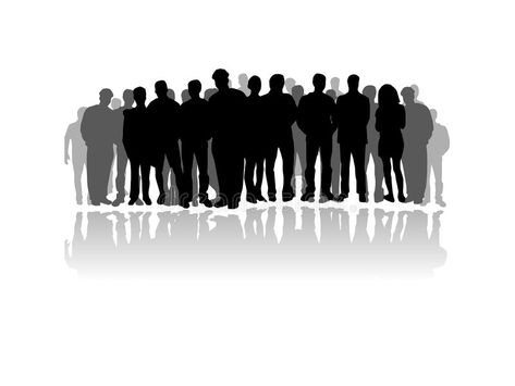 Community Illustration, Silhouettes Of People, People Silhouette, People Vector, Shadow Drawing, Crowd Of People, Cute Headers For Twitter, Big Crowd, Silhouette People