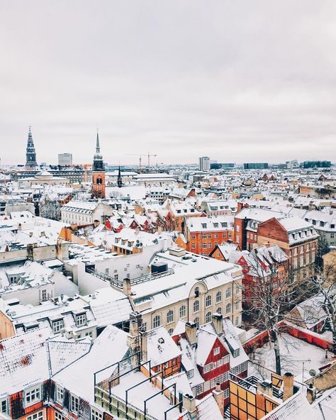 Nikolaj Thaning Rentzmann on Instagram: “Copenhagen covered in snow ✌🏻” Snow In Europe, Copenhagen Denmark Aesthetic, Denmark Winter, Denmark Aesthetic, Copenhagen Aesthetic, Denmark Travel, Europe Aesthetic, Aesthetic Winter, Europe Winter