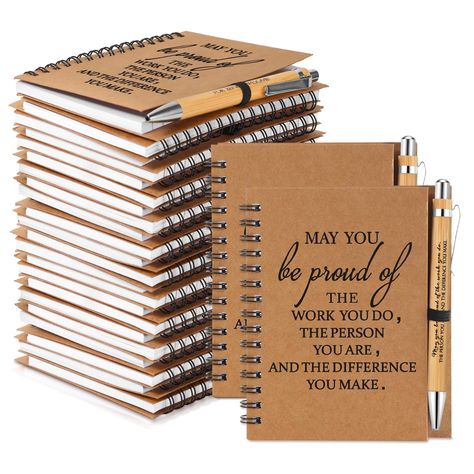 PRICES MAY VARY. Bulk Employee Gifts: you will receive a bulk employees appreciation gift, come with 50 pieces employee appreciation notebooks and 50 pieces black ink ballpoint pens, a personalized employee appreciation for your staff; And built in 50 pages of each mini journal notebook for employees, ideal for you to keep to do lists Inspirational Design: these inspiration notebooks are with exquisite design, printed with the inspirational sentences of [May you be proud of the work you do, the Work Anniversary Gifts For Employees, Co Worker Gifts, Childcare Facility, Farewell Gift For Coworker, Employee Christmas Gifts, Business Notebooks, Employee Appreciation Gifts, Christmas Gifts For Coworkers, Farewell Gifts