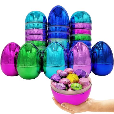 PRICES MAY VARY. Jumbo Metallic Fillable Easter Eggs Colorful Plastic Jumbo Easter Eggs, Stands Upright, Perfect For Easter Egg Hunt, Surprise Egg, Easter Hunt, Assort.. Jumbo Easter Eggs, Dragon Birthday Parties, Group Crafts, Easter Hunt, Moose Toys, Dragon Birthday, Plastic Easter Eggs, Egg Easter, Surprise Egg