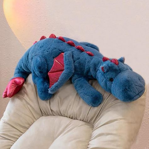 PRICES MAY VARY. Premium Softness: Crafted with high-quality 3D cotton, this dragon plush is incredibly soft and huggable, ensuring comfort and coziness for kids and adults alike CPC Standard Certified: Our dragon plush toys meet the strict Consumer Product Safety Commission (CPC) standards, guaranteeing safety and quality for all ages Versatile size and color: 27.6 inches, 35.4 inches and 43.3 inches. Blue, green, pink and white are available Cute and Cuddly Design: Whether you prefer a small p Dragon Stuffed Animal, Plush Dragon, Dragon Tail, Pet Dragon, White Dragon, Cute Dragons, Cute Stuffed Animals, Birthday List, Childrens Gifts