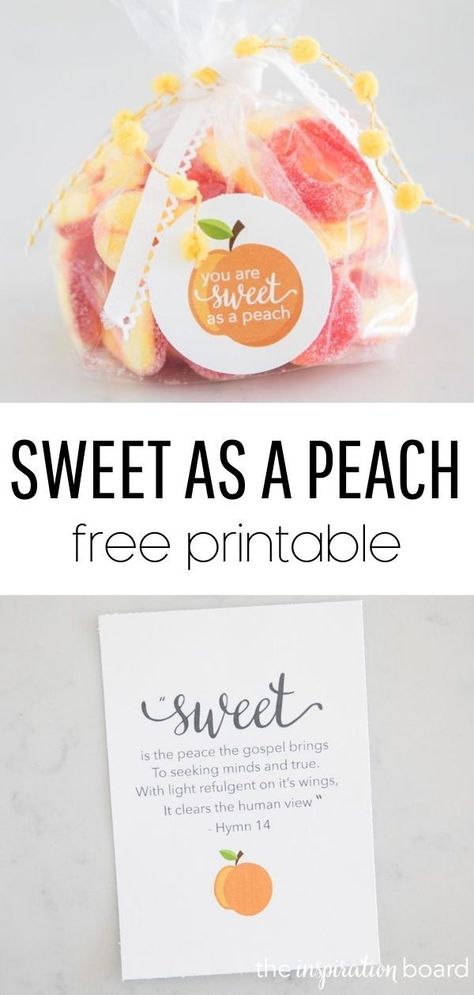 Sweet as a peach printable tags and art for your next peach themed party. #peach #sweetasapeach #free #freeprintable #printable #gift #giftbag #theinspirationboard Peach Theme Party Favors, Peach Gift Basket Ideas, Peach Crafts, Peach Themed Party, Peach Gifts, Peach Craft, Peach Printable, Rs Activities, Peach Decor