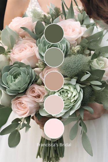 Rustic May Wedding, Sage Wedding Place Setting, Late August Wedding Colors, Wedding Colors February, Summer Wedding Cake Ideas, Color Ideas Wedding, Wedding Color Palette Ideas, Wedding Theme Color Schemes, Sage Green Wedding Colors